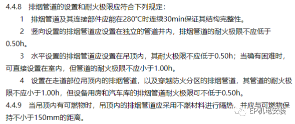 防排煙風(fēng)管做法的參考意見匯總！