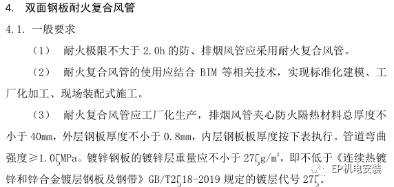 防排煙風(fēng)管做法的參考意見匯總！